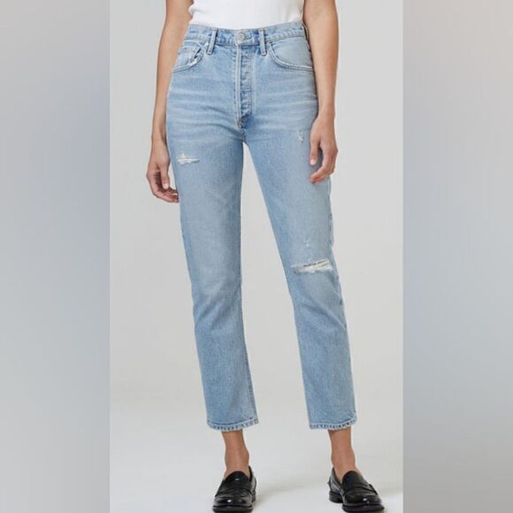 Citizens Of Humanity Jolene High Rise Vintage Slim In Bluejay Size 31 NWT - Picture 1 of 10